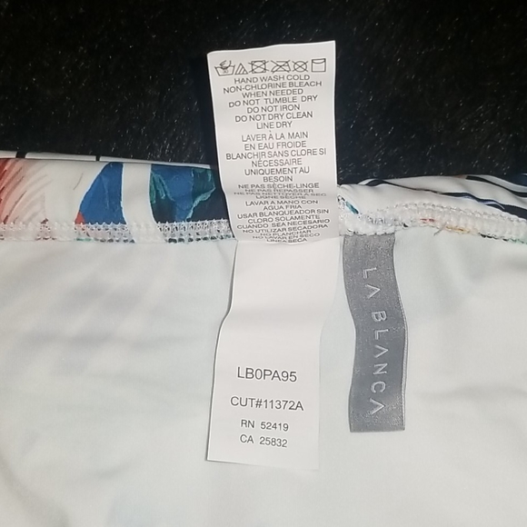 WAS $ 64 LA BLANCA In The Moment Banded Hipster Bikini Bott - Picture 14 of 16